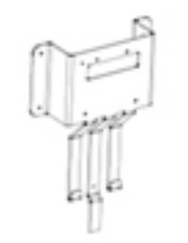 Zebra Front panel kit of P1050667-035 (adapts QL Plus Mobile Mount Kit for use with QLn420)