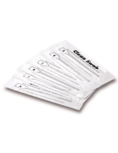 Zebra Print Head Cleaning Foam Tip Swabs, pack of 6