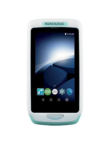 Datalogic Joya Touch A6 HC 4.3" 854 x 480pixlar Pekskärm 275g Cyan, Vit RFID-handdatorer