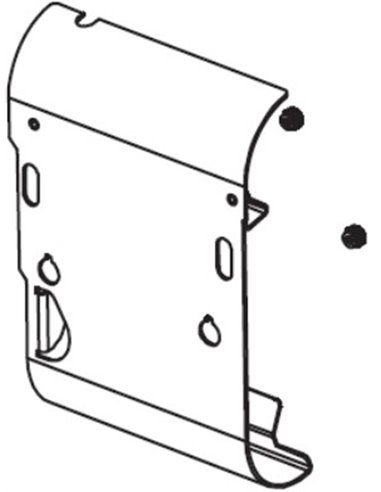 Zebra 220Xi4 Media Rewind Plate used with Cutter