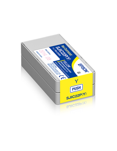 Epson SJIC22P(Y): Ink cartridge for ColorWorks C3500 (yellow)